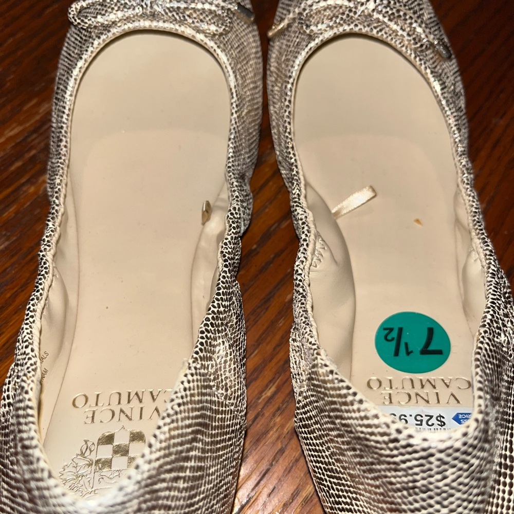 Vince Camuto Metallic Gold Women's Shoes
